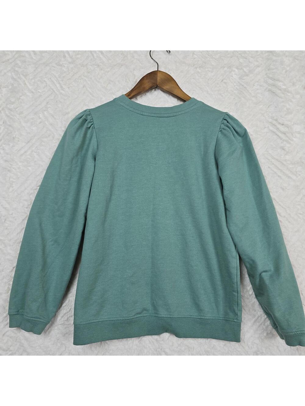 Wrangler Girls “Long Live Cowgirls” Sweatshirt Green Western Pullover Size Large - Picture 5 of 8